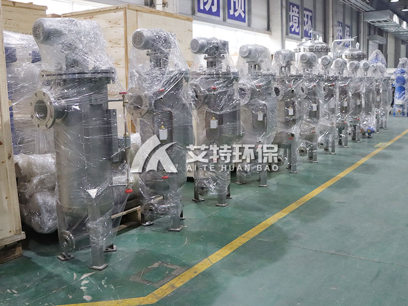 直角DN500不锈钢自清洗过滤器