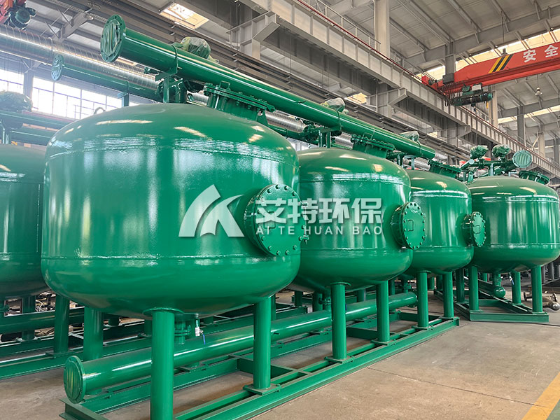 浅层砂过滤器在净循环水系统：高于90%过滤效率