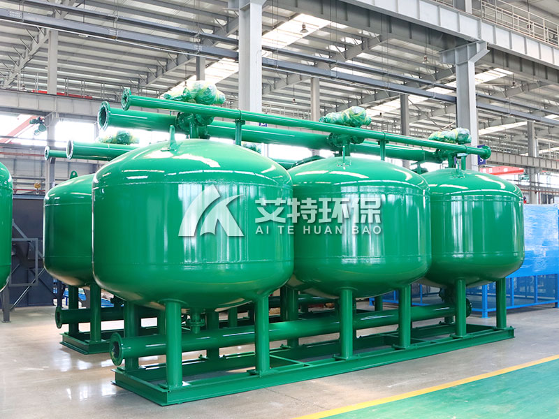 20万吨/年苯乙烯循环水旁滤罐：浅层砂过滤器提高水质、降低浊度