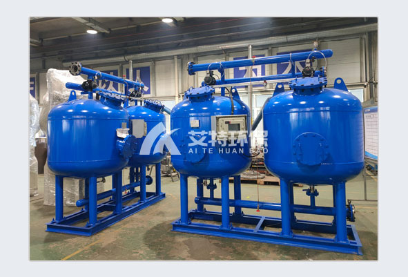 砂石+叠片过滤器：滴灌喷灌农用一体化大流量过滤设备